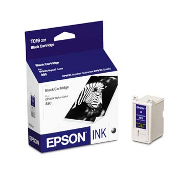 ..OEM Epson T019201 Black Ink Cartridge (630 page yield)