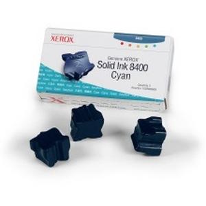 ..OEM Xerox 108R00605 (3) Cyan Solid Ink Sticks, Phaser 8400 (3,400 page yield)