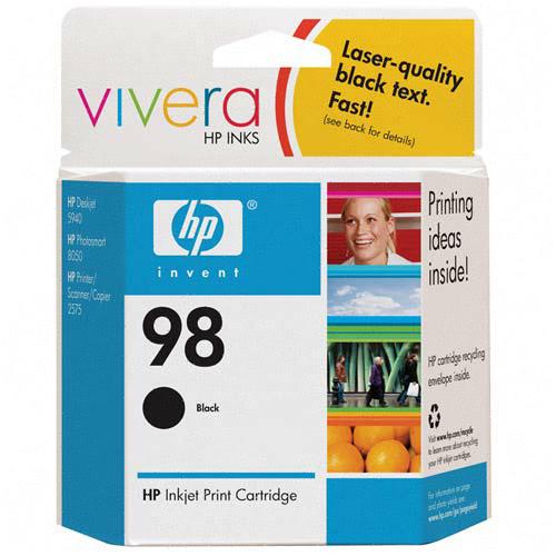 ..OEM HP C9364WN (HP 98) Black Print Cartridge (450 page yield)