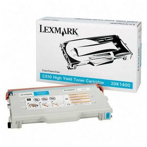 ..OEM Lexmark 20K1400 Cyan, Hi-Yield, Toner Cartridge (6,600 page yield)