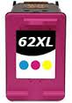 HP C2P07AN (HP 62XL) Tri Color, Hi-Yield, Remanufactured Ink Cartridges (415 page yield)